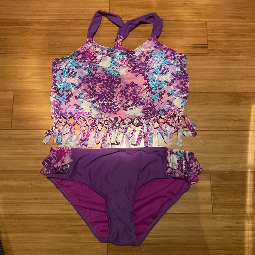 Purple Girls Bathing Suit